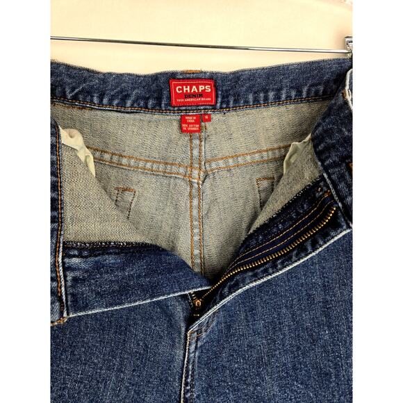 CHAPS Ralph Lauren Denim Size 14 Blue Jeans With Beading Boot Cut # 777 - Picture 5 of 9